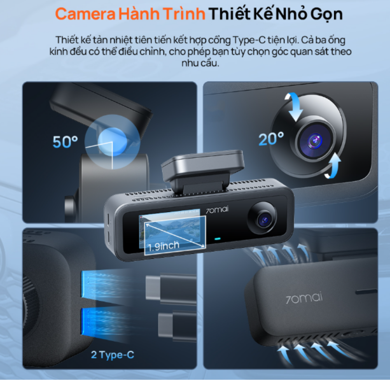 Lắp Đặt Camera Hành Trình 70mai T400 Chính Hãng Tại Nội Thất Ô Tô Hùng Thanh - Ảnh 7