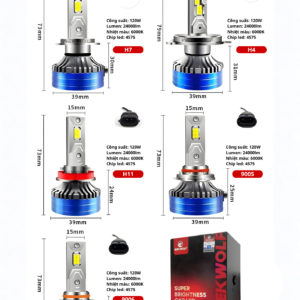 Alternative view of Lắp Đặt Đèn LED Tăng Sáng S12 chính hãng tại nội thất ô tô Hùng Thanh