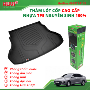 thảm lót cốp ô tô Hyundai Accent 2024 nhựa TPE