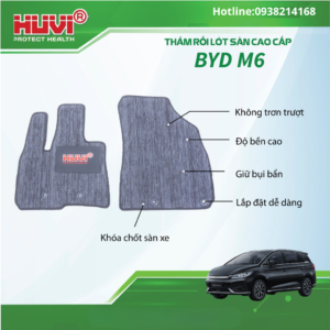 thảm lót rối ô tô BYD M6 2025