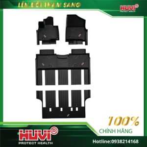 Lắp đặt thảm lót sàn ô tô Kia Carnival Hybrid 2025 nhựa TPE nguyên sinh Huvi tại Nội thất ô tô Hùng Thanh