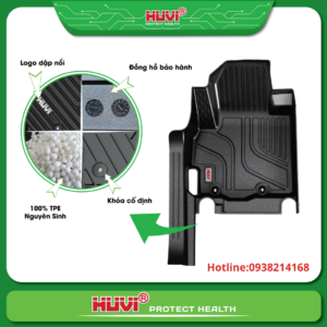 Alternative view of Lắp đặt thảm lót sàn ô tô Mitsubishi Destinator 2025 tràn viền bậc cửa Huvi tại Nội thất ô tô Hùng Thanh
